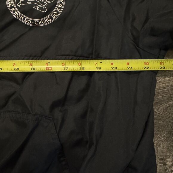 Vintage 90s Karate Center Jacket Mens Large Windbreaker Tae Kwon Do - Picture 4 of 8